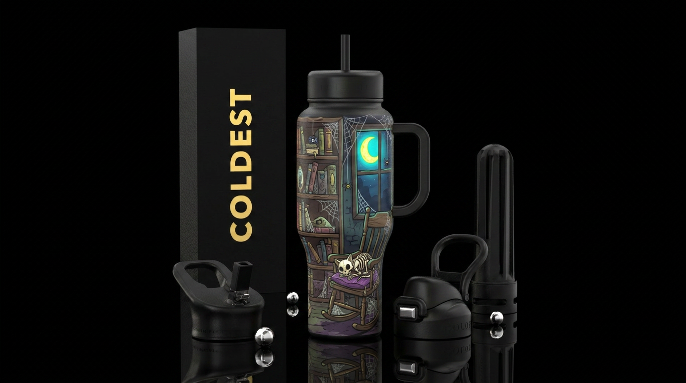 Story teller water bottle design