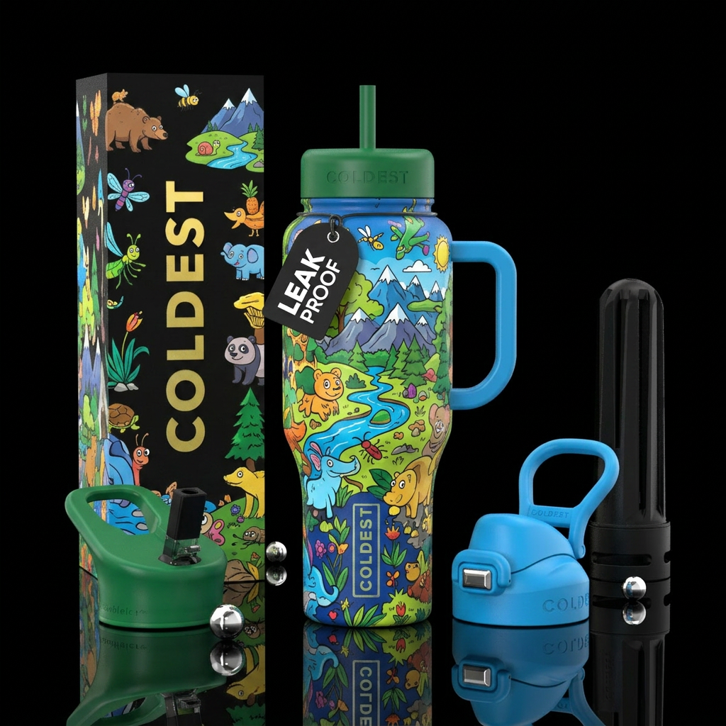 Happy together water bottle design