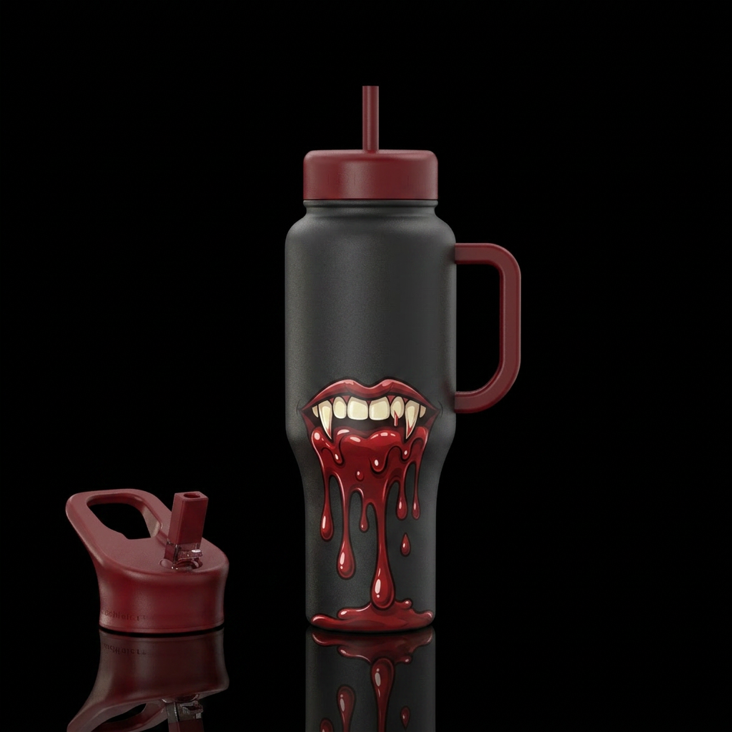 I got bit! water bottle design