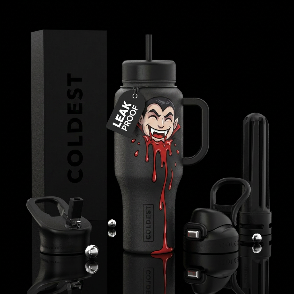 I vant your bottle water bottle design