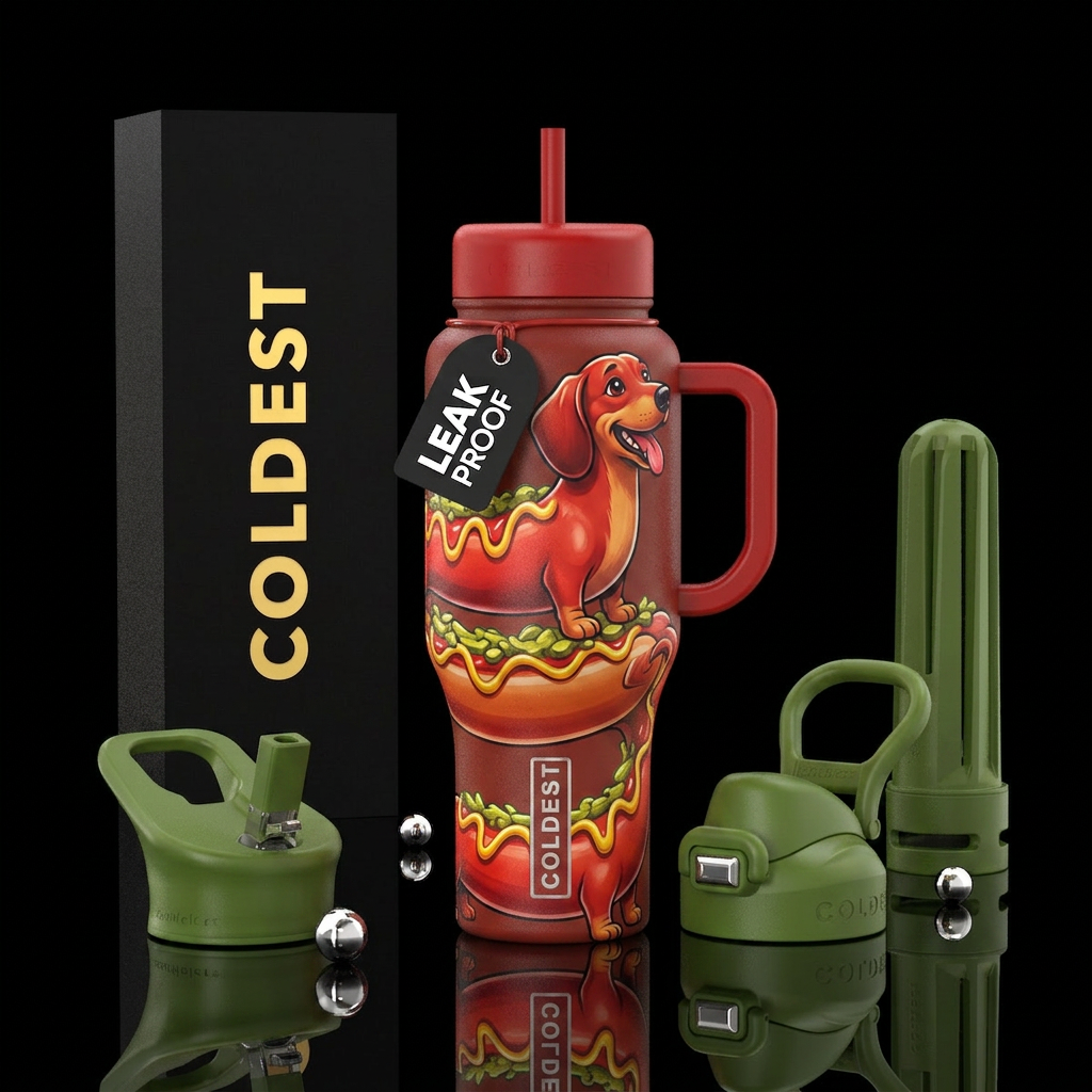red snaper water bottle design