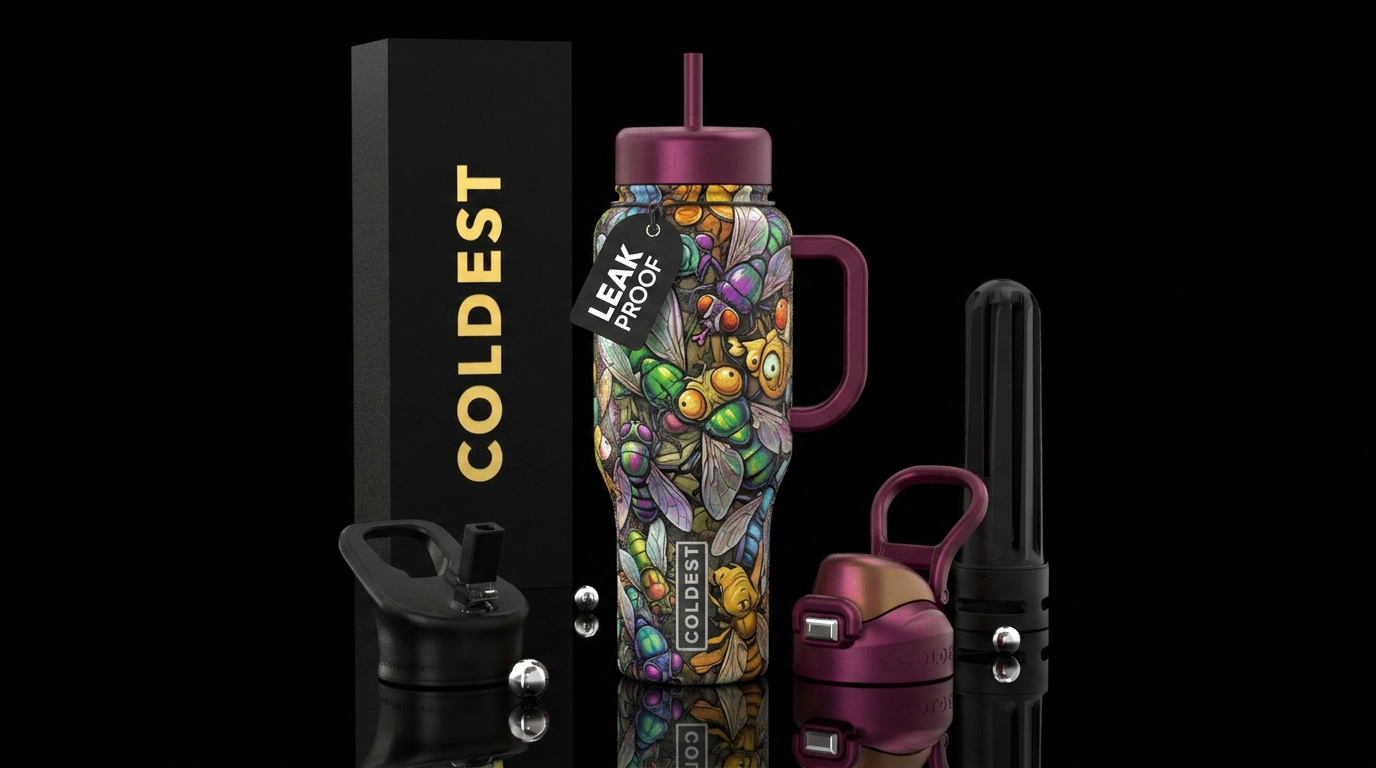 Mutant flys water bottle design