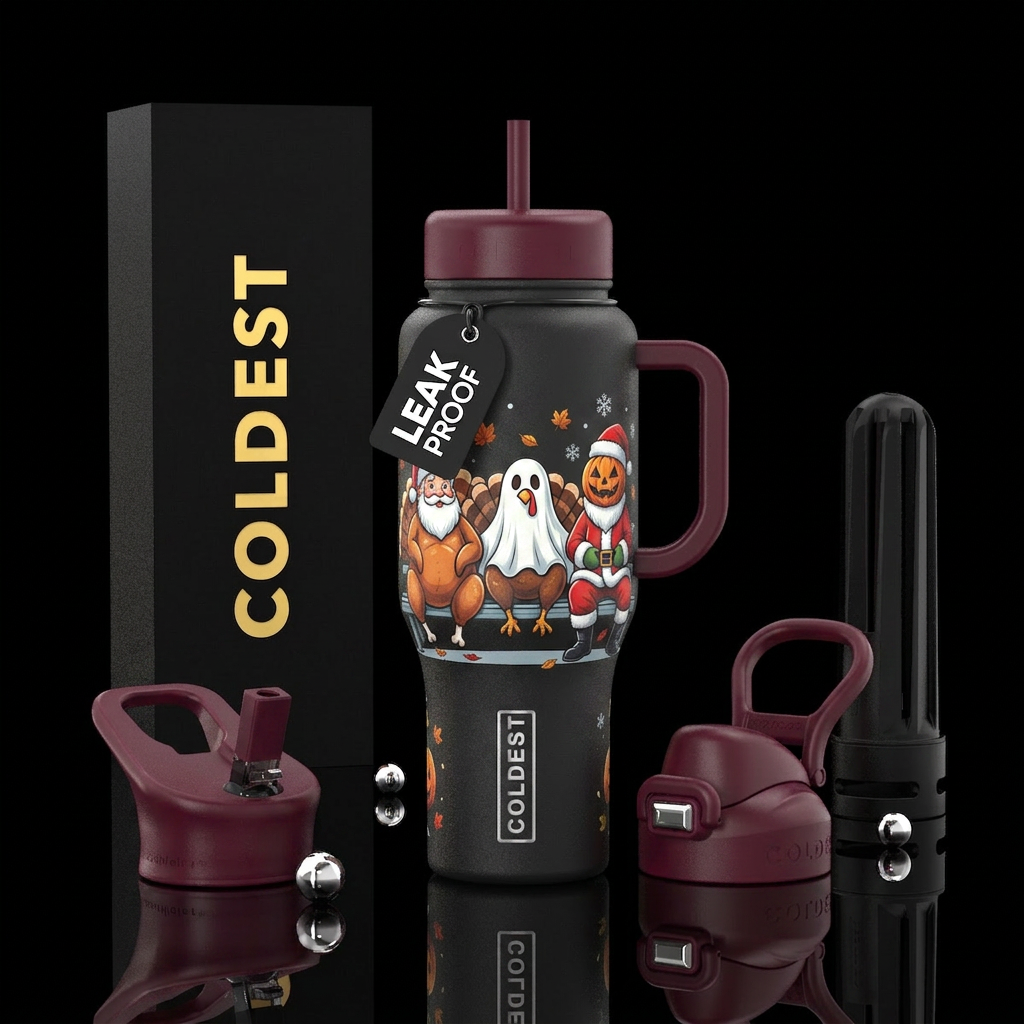 Holiday mix-up! water bottle design