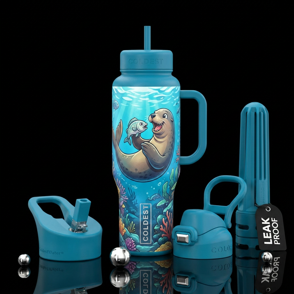 Caught ya! water bottle design