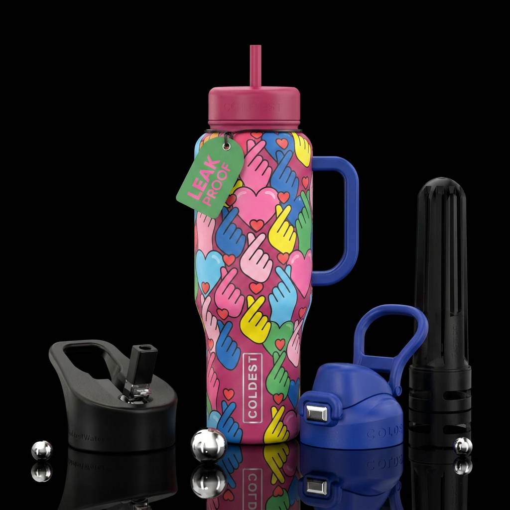 💜 water bottle design