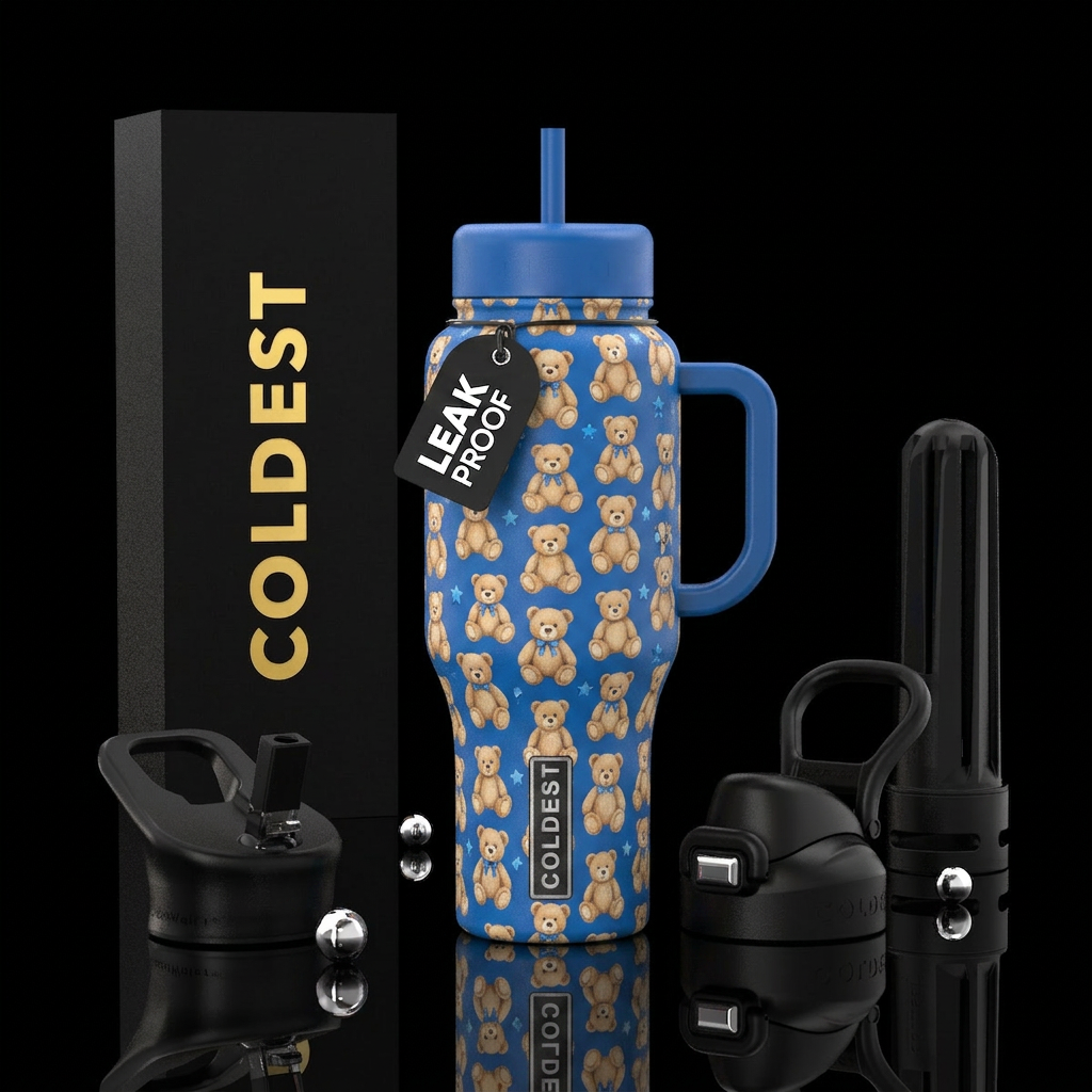 Baby Blue water bottle design