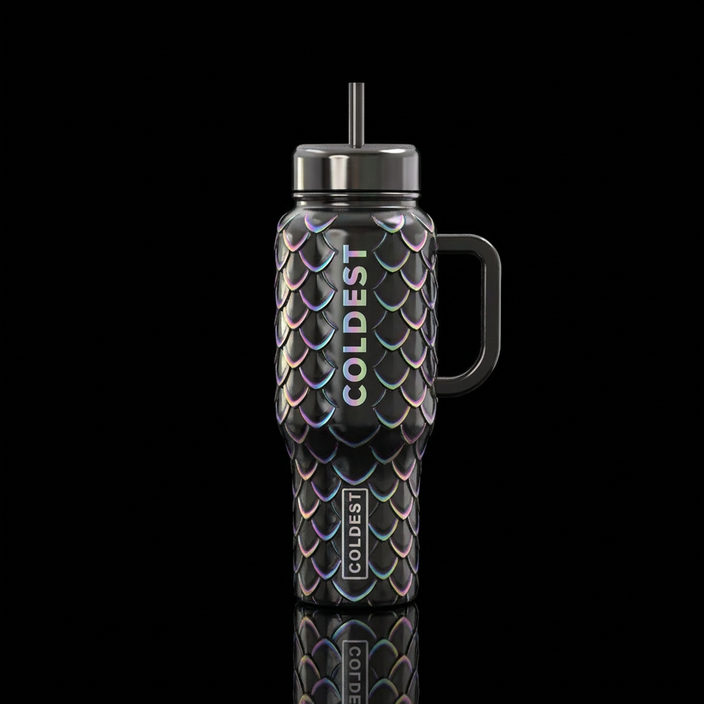 Dark Siren water bottle design