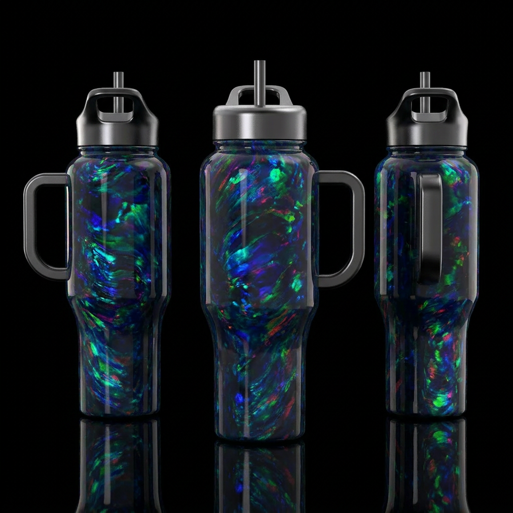 Black Opal water bottle design