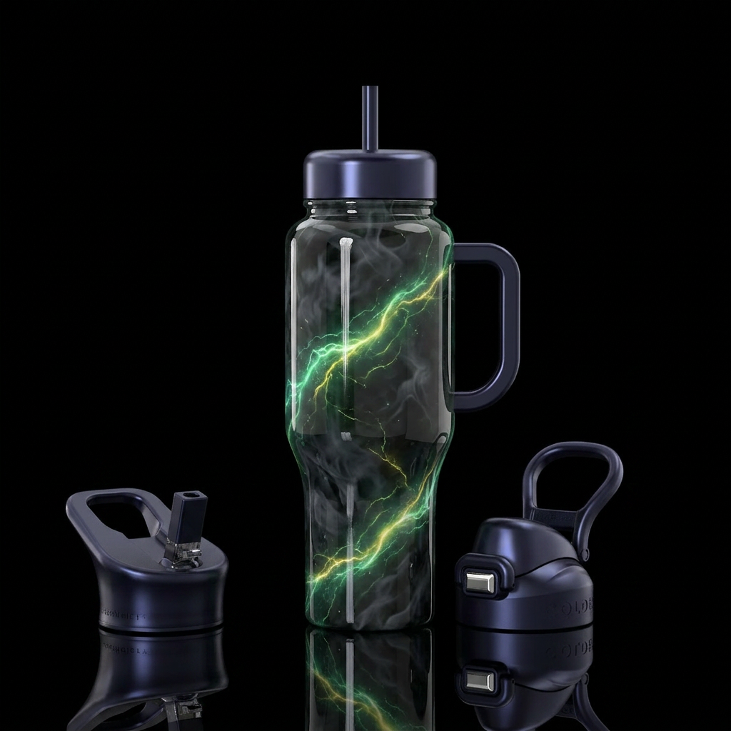 Smoky Sky water bottle design