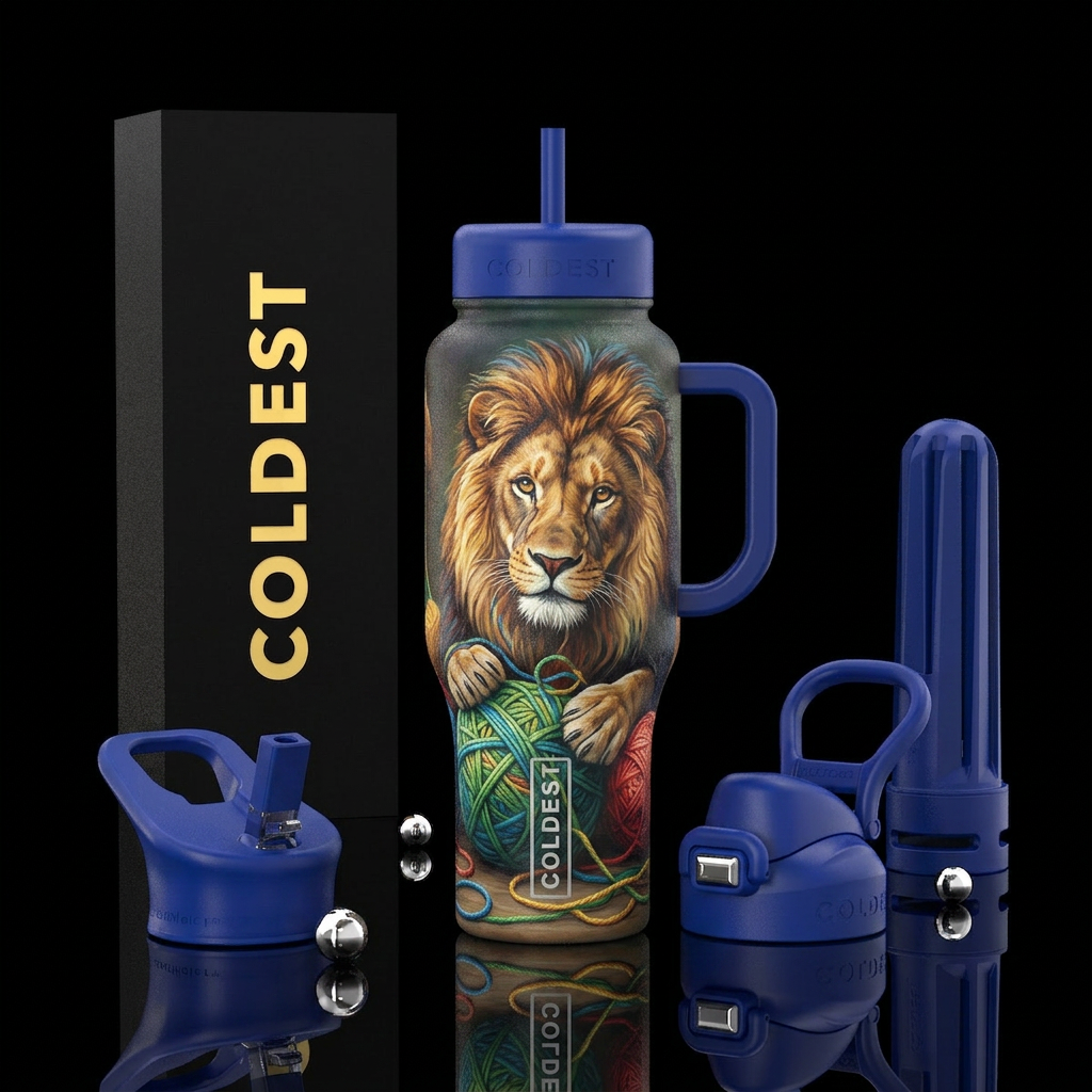 Inner Kitten water bottle design
