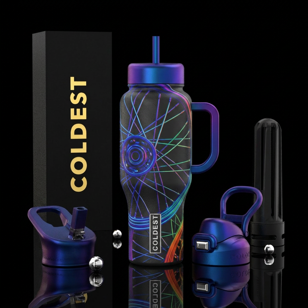 Hub and Spoke water bottle design