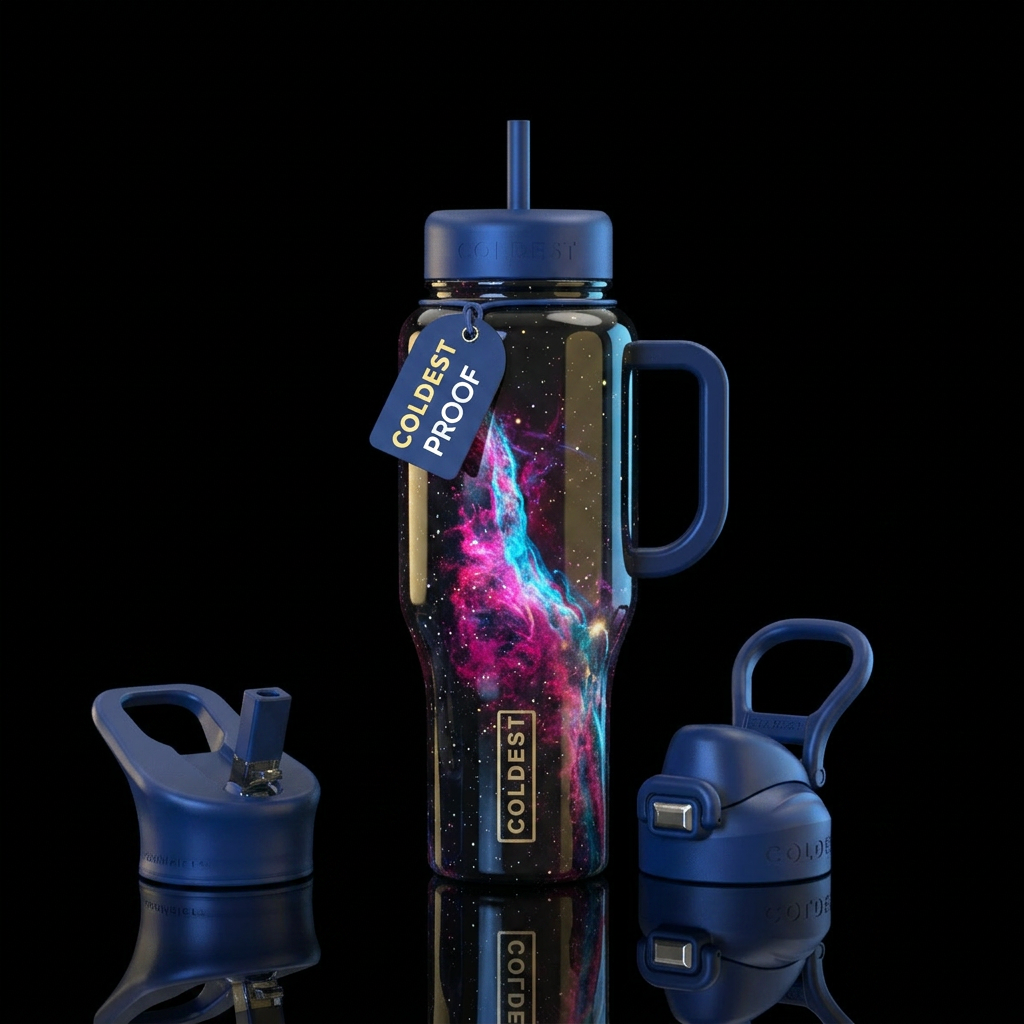 Nebula water bottle design