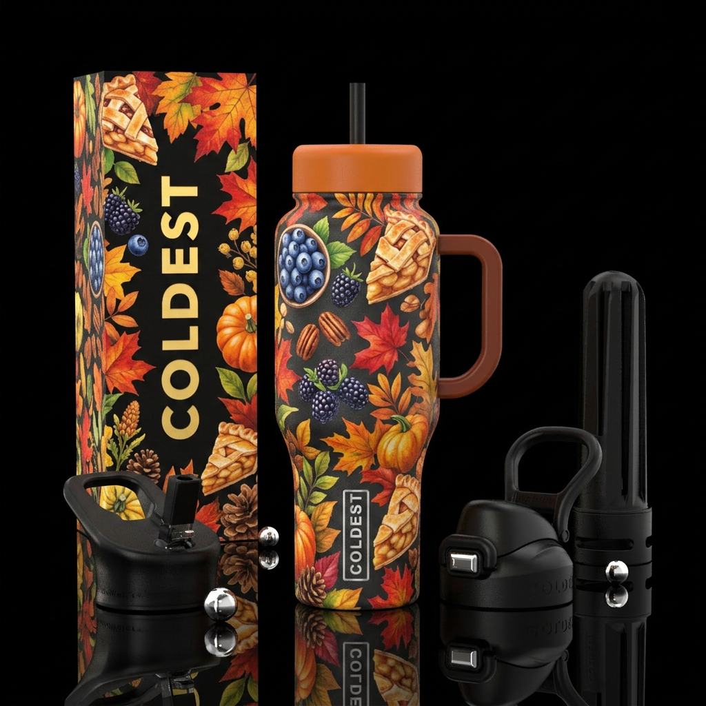 Taste of Fall water bottle design