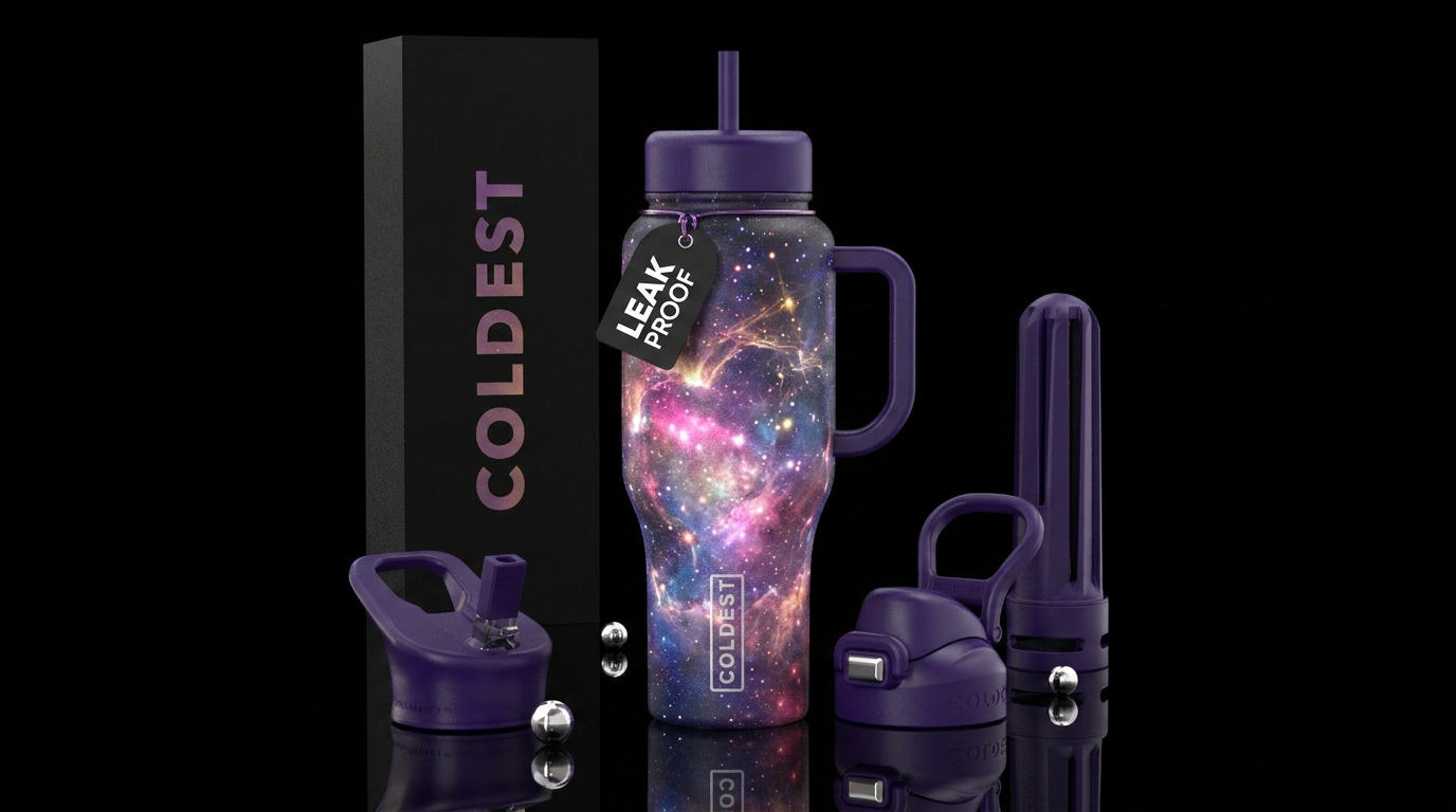 Glowie 🌌 water bottle design