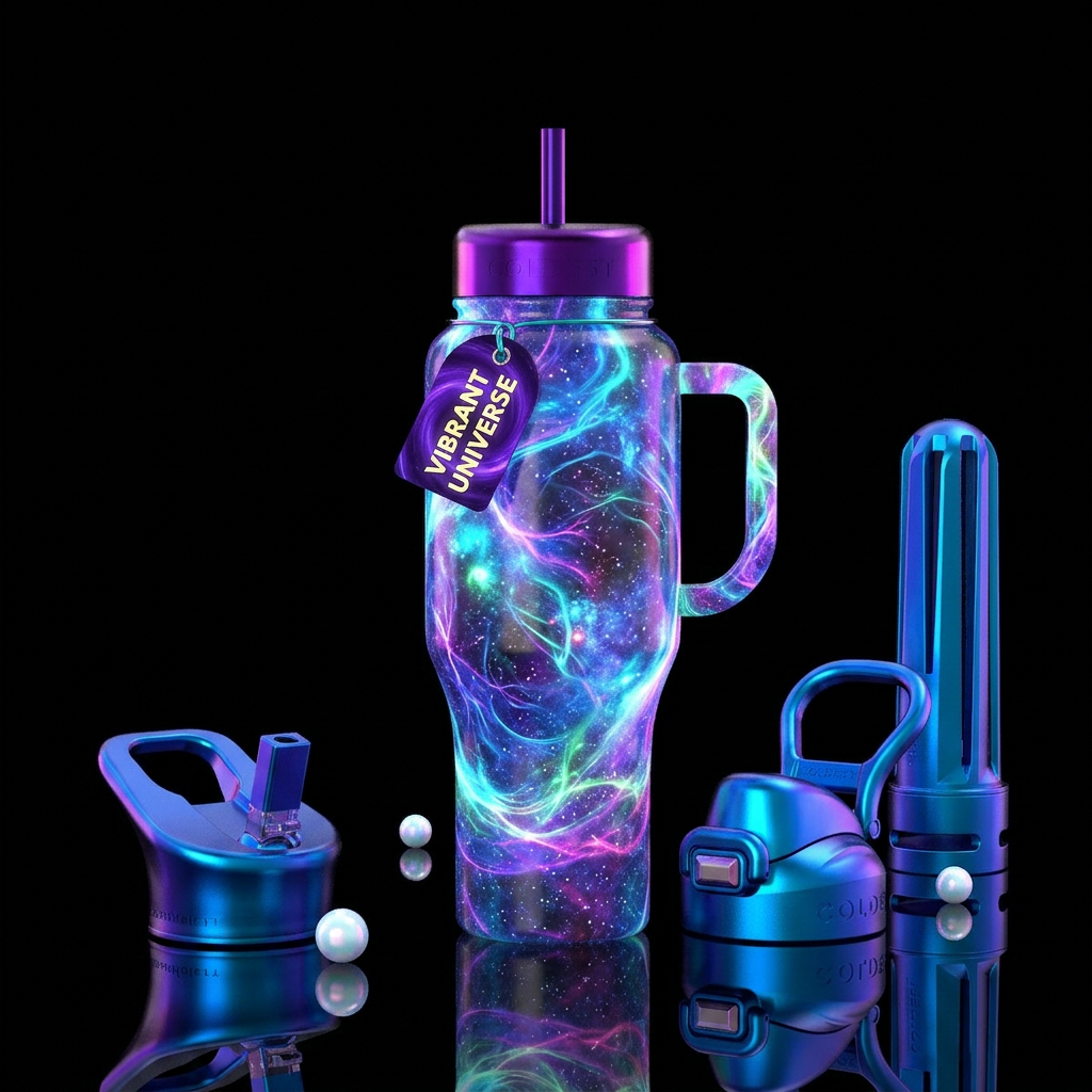 All in glowie water bottle design