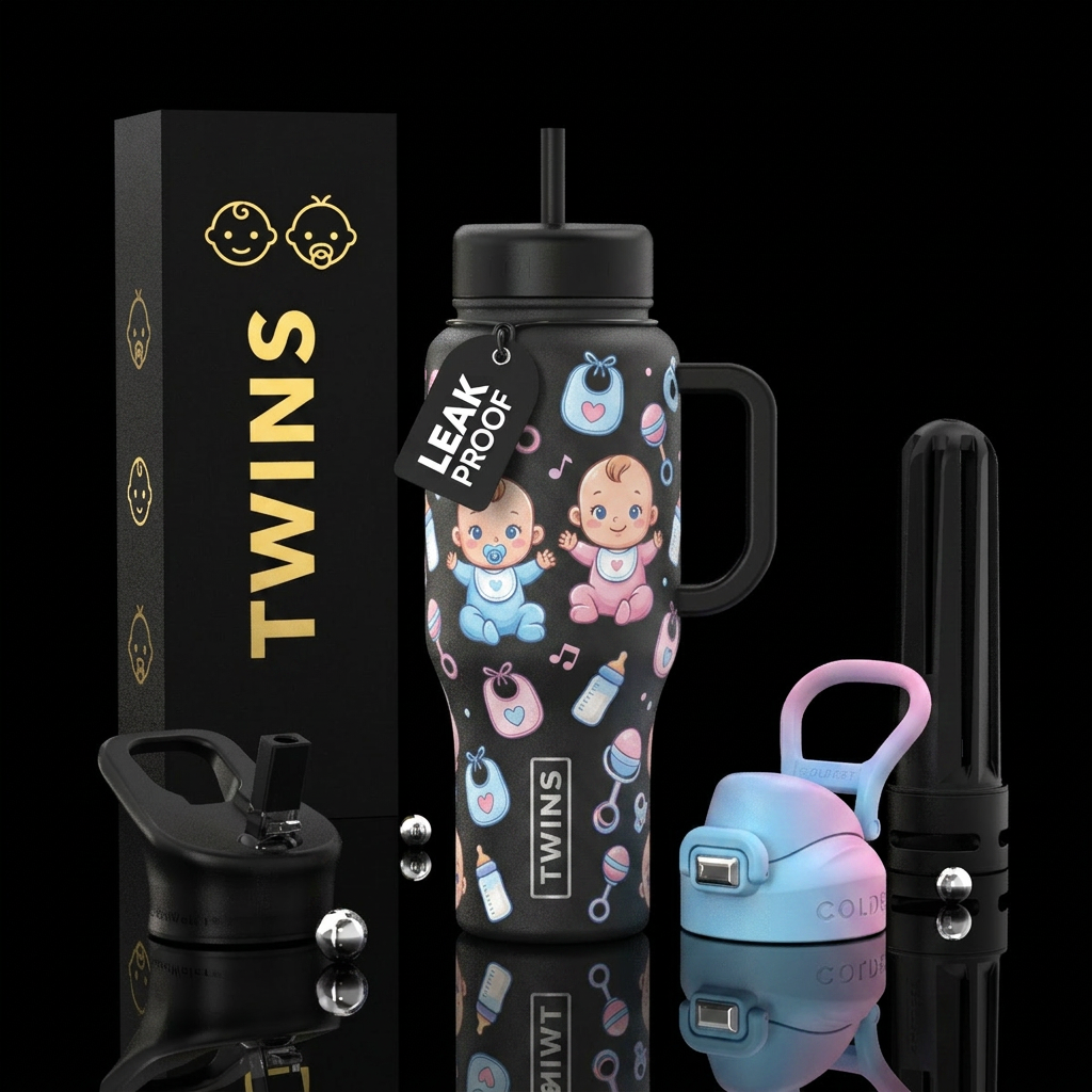 Baby twins bottle water bottle design