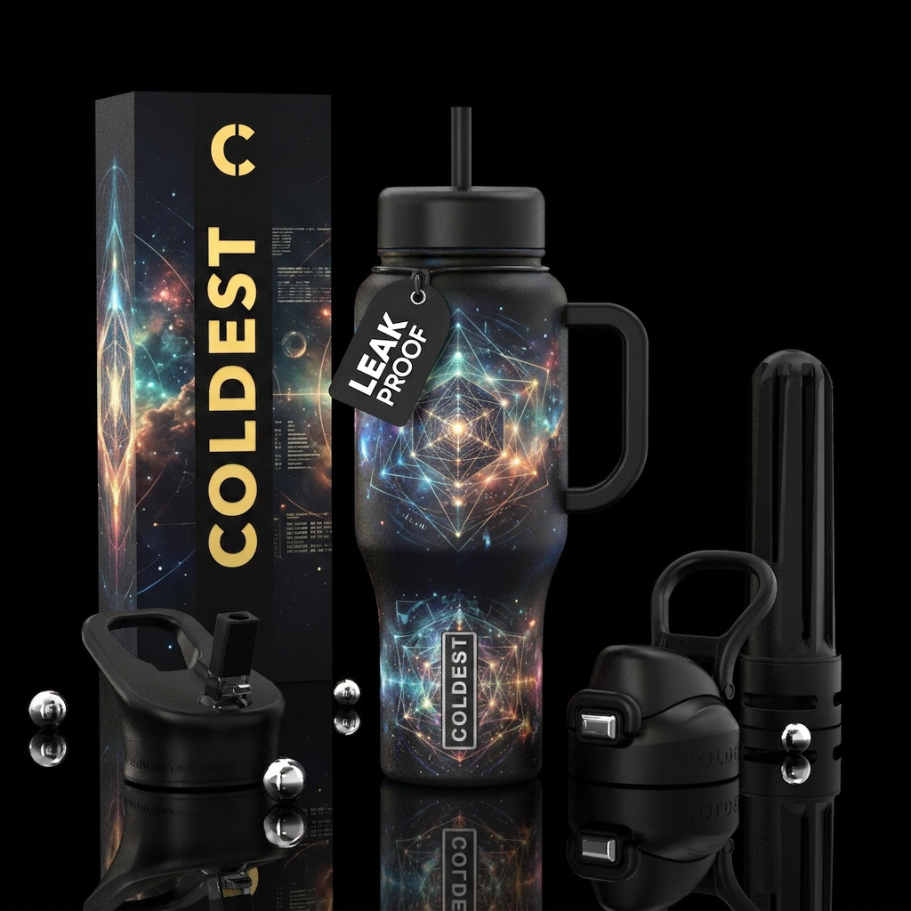 The destiny zen glowie water bottle design