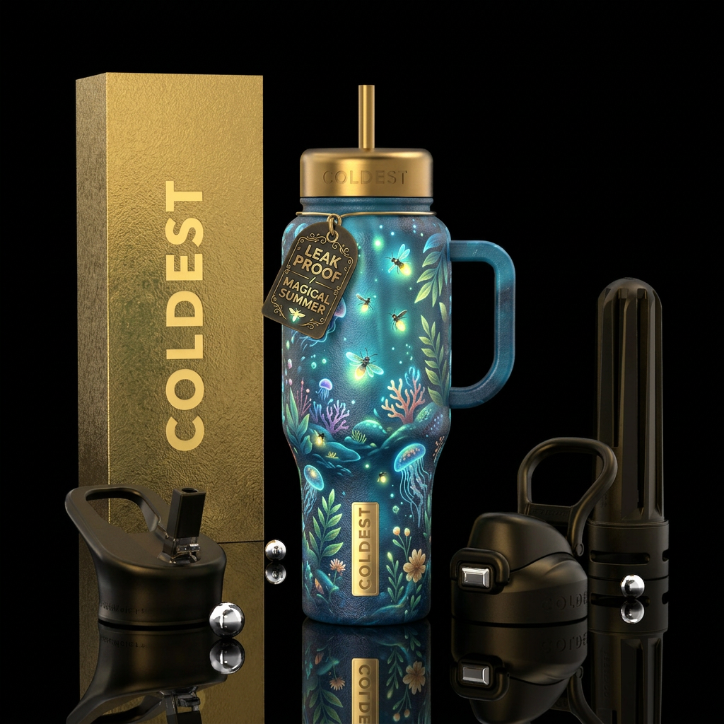 Magical summer design challenge with alot of whims... water bottle design