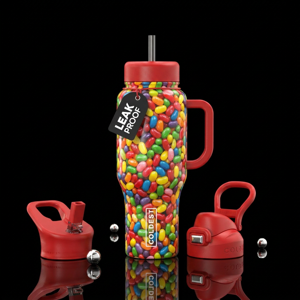 Jellybeans water bottle design