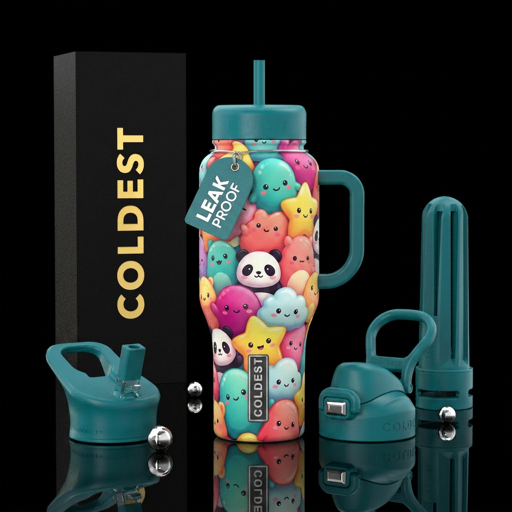 cute squishies water bottle design