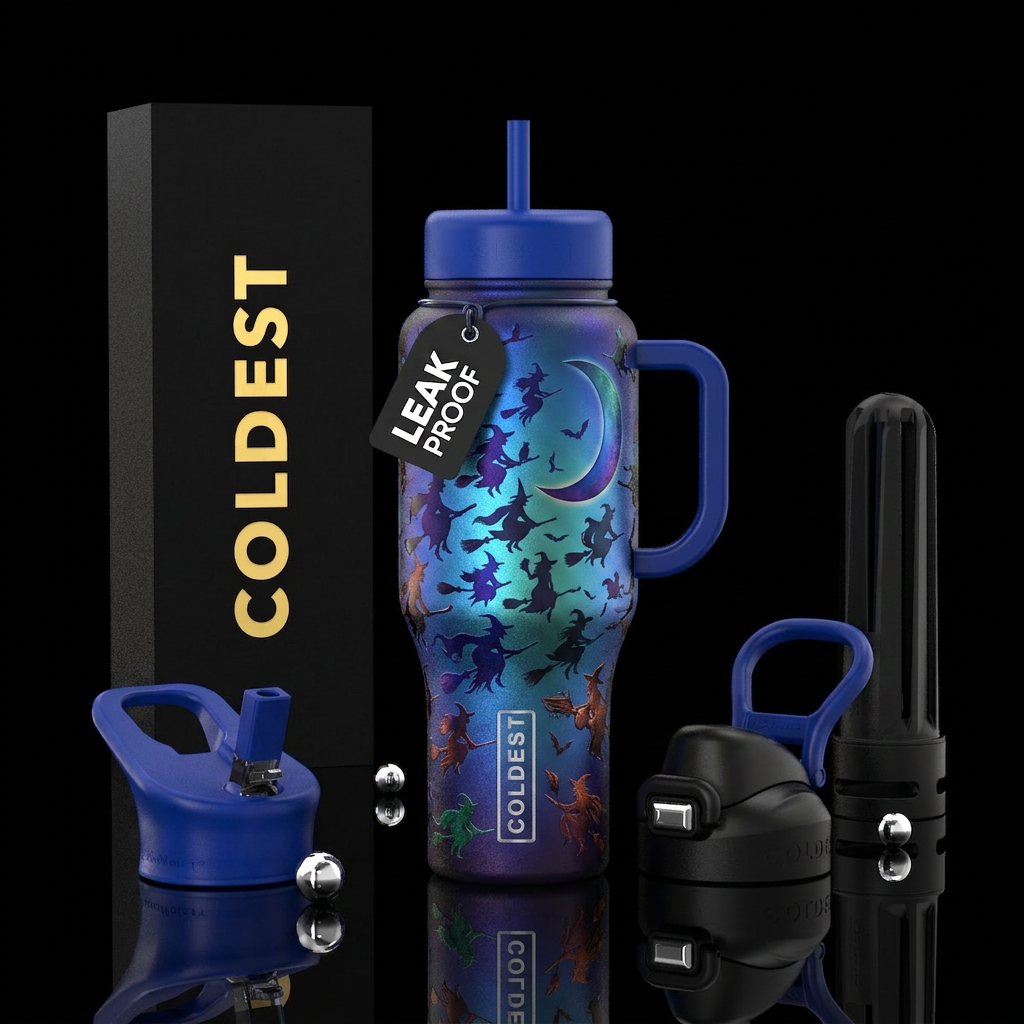 To the moon water bottle design