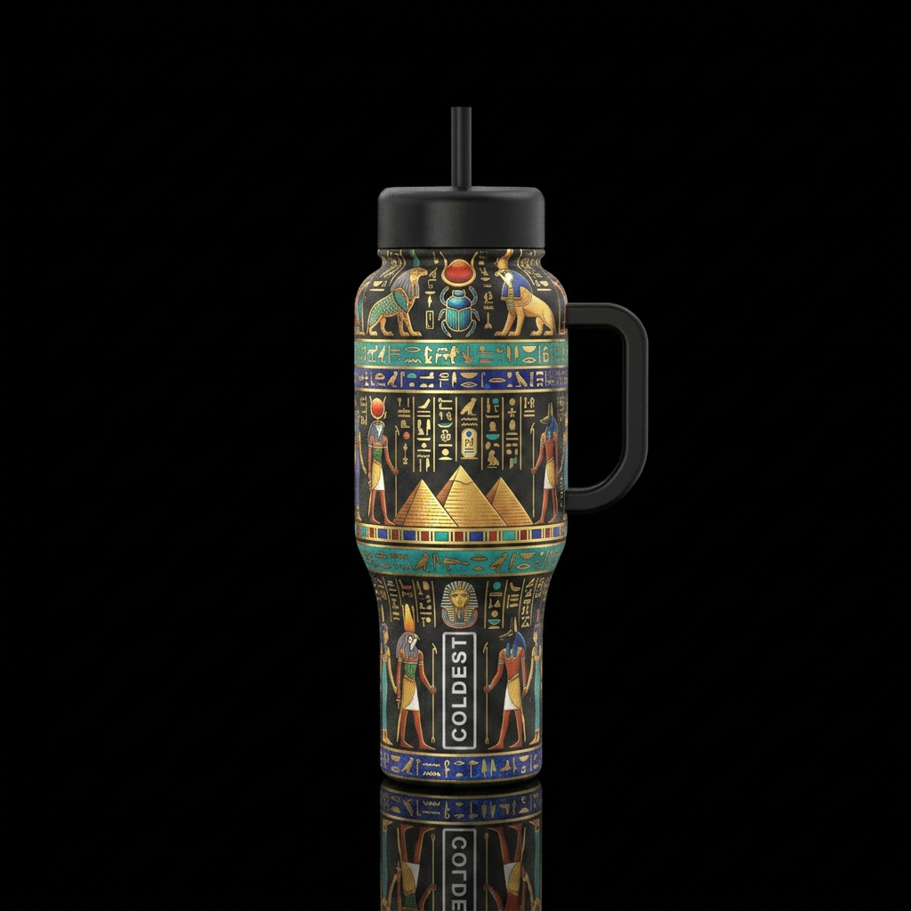 egyptian water bottle design