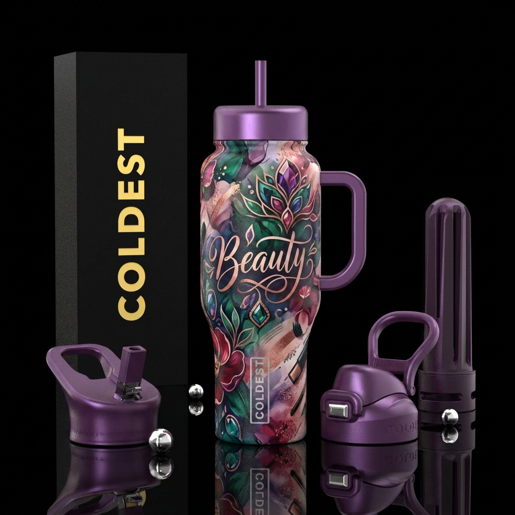 Beauty water bottle design