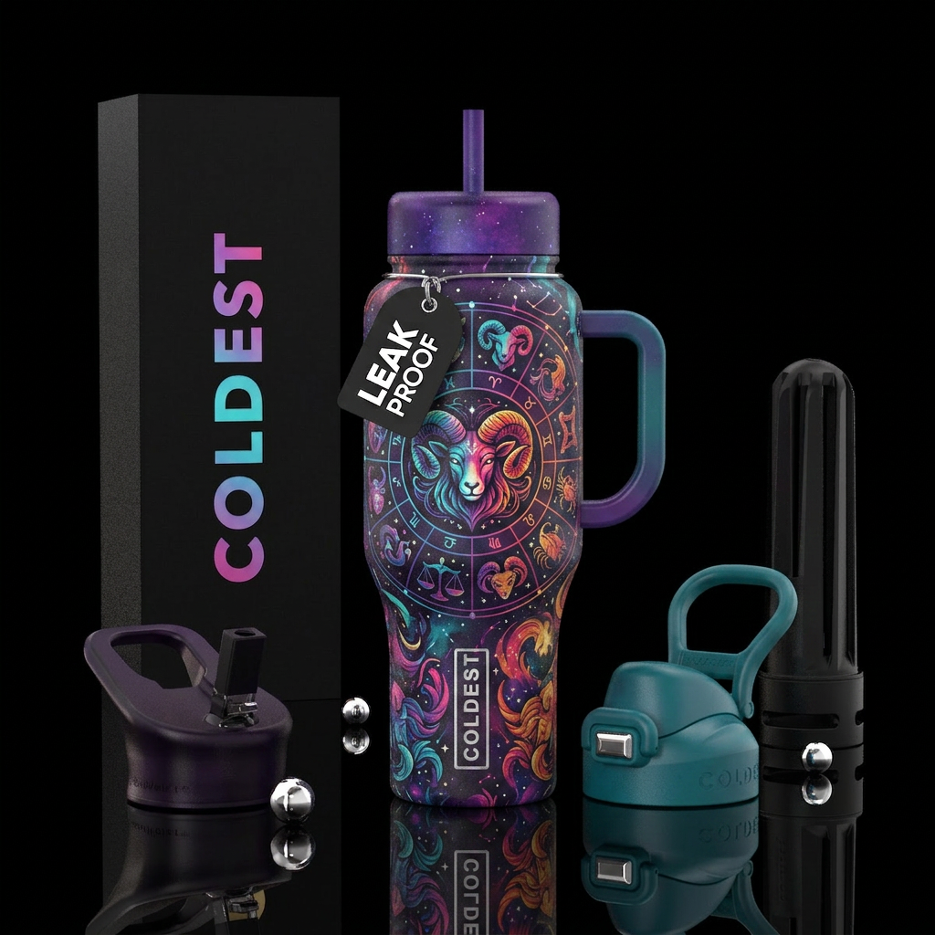 Zodiac water bottle design