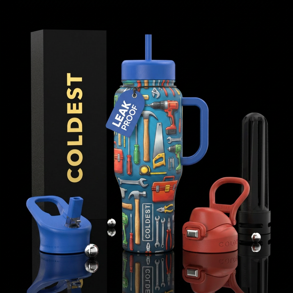 handyman tools water bottle design