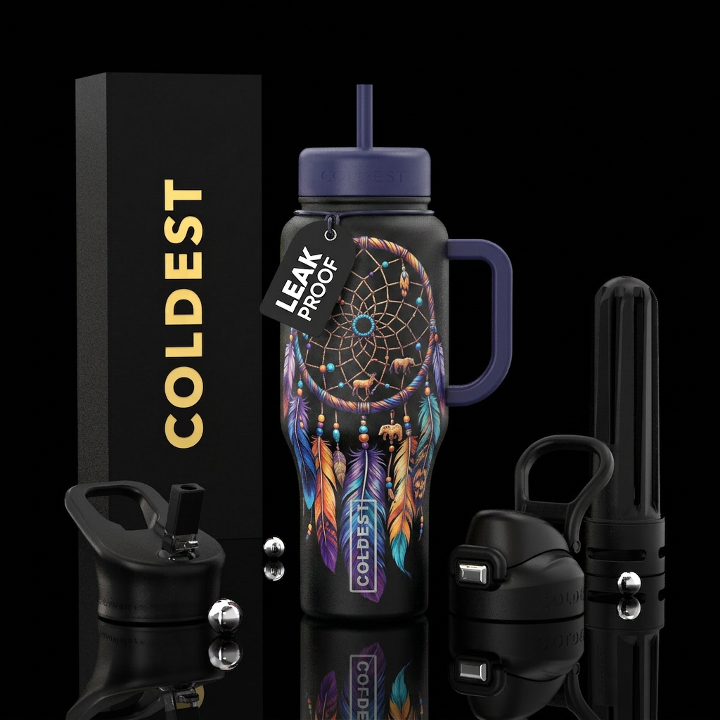 dream catcher design water bottle design
