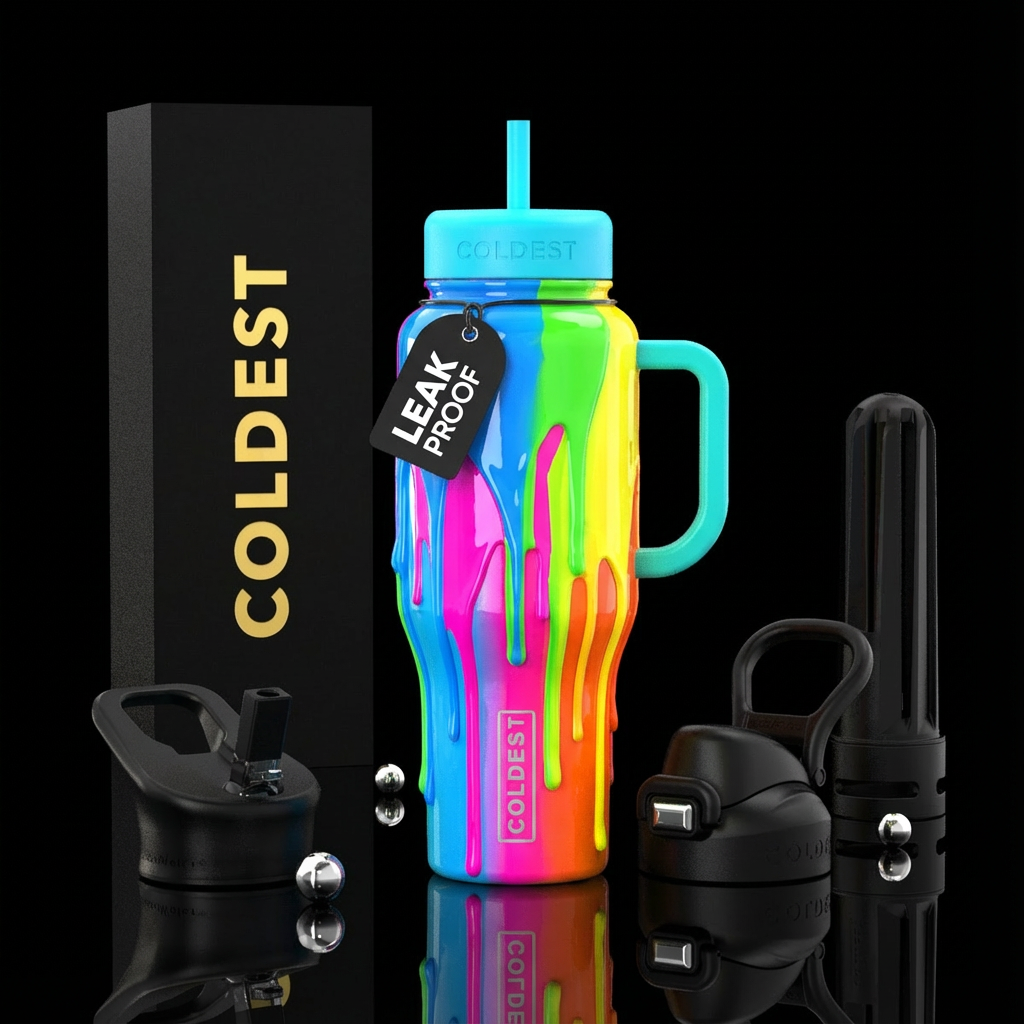 Wet Paint water bottle design
