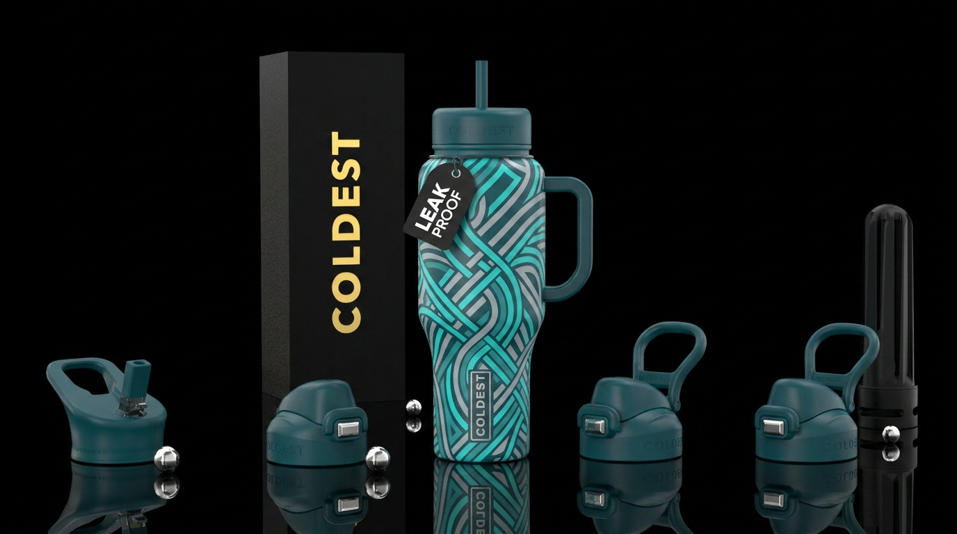 Aqua circuit water bottle design