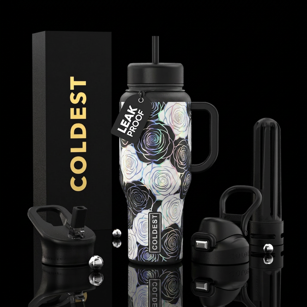Thorned twilight water bottle design