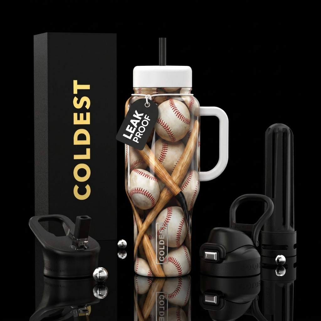 Home run water bottle design