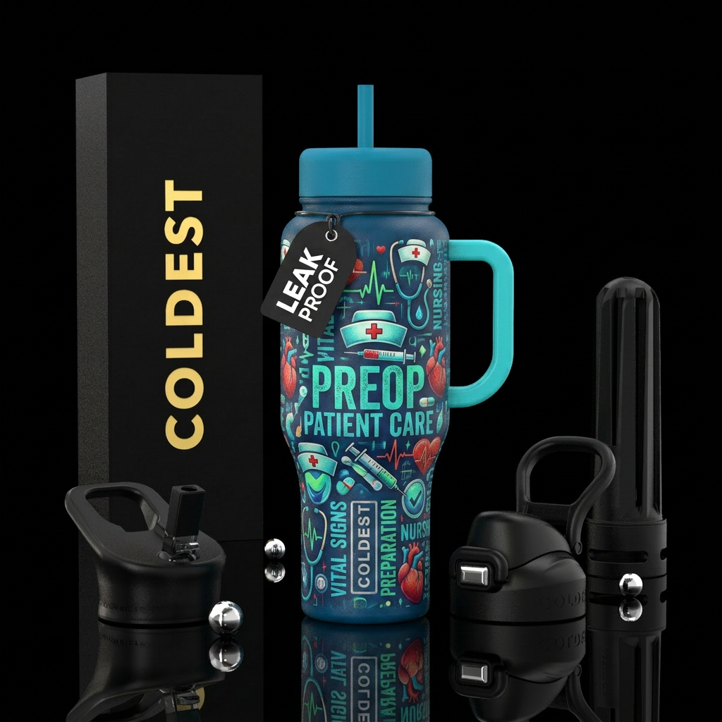 Preop nursing water bottle design