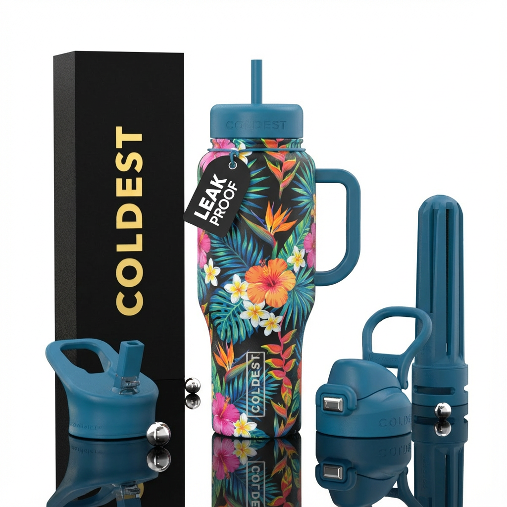 Hawaiian water bottle design