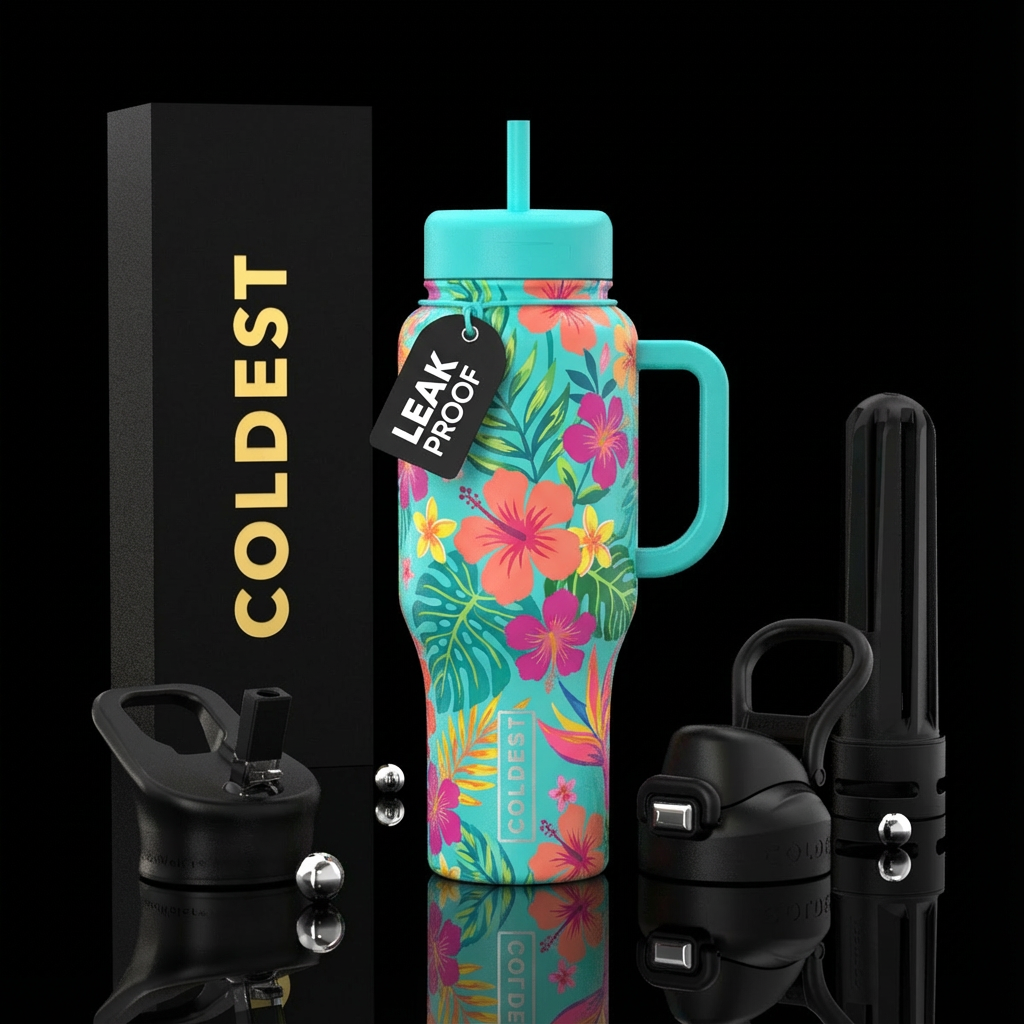 Hawaiian water bottle design