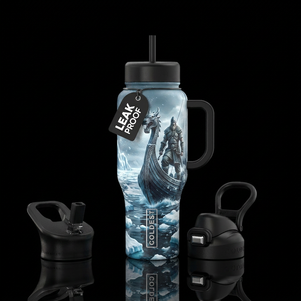 Norsemen sea water bottle design