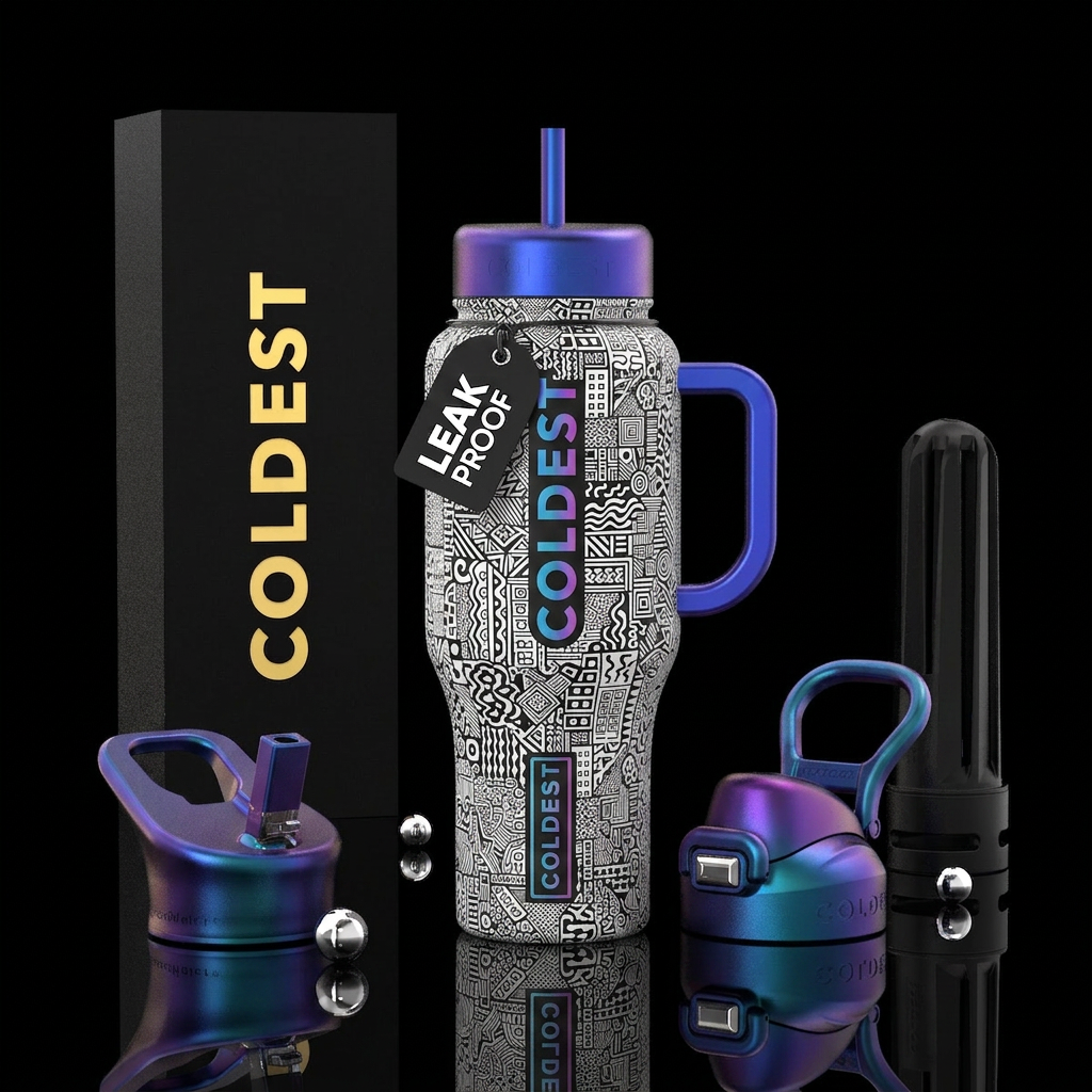 Lines water bottle design