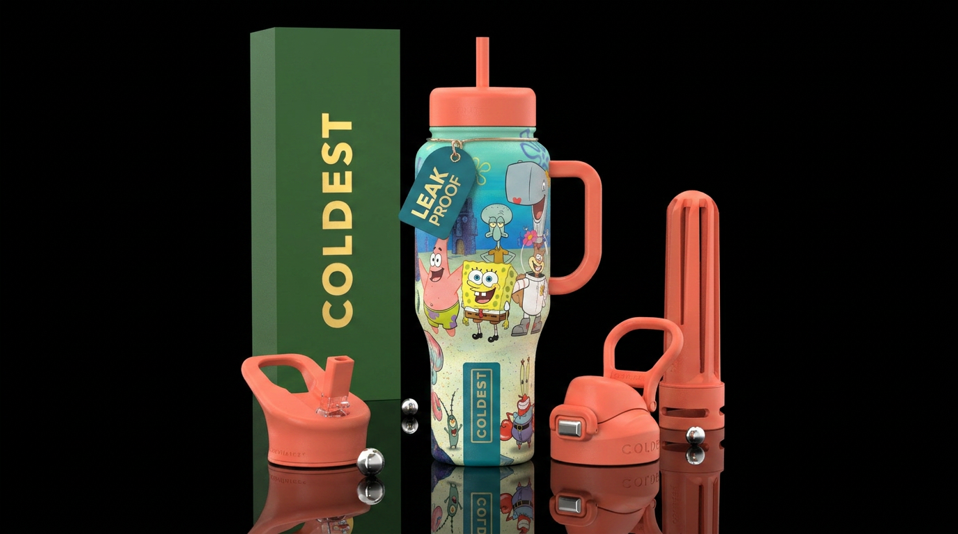 SpongeBob water bottle design