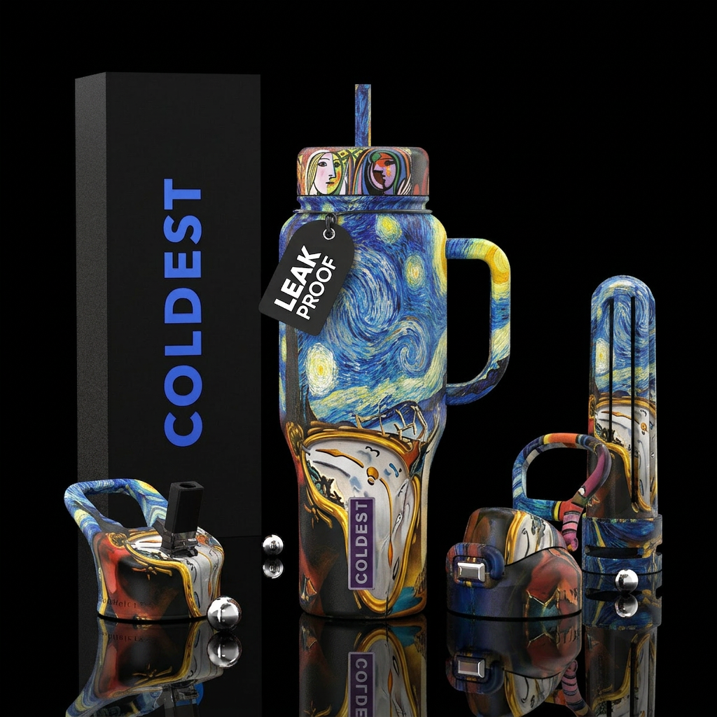 Clock water bottle design