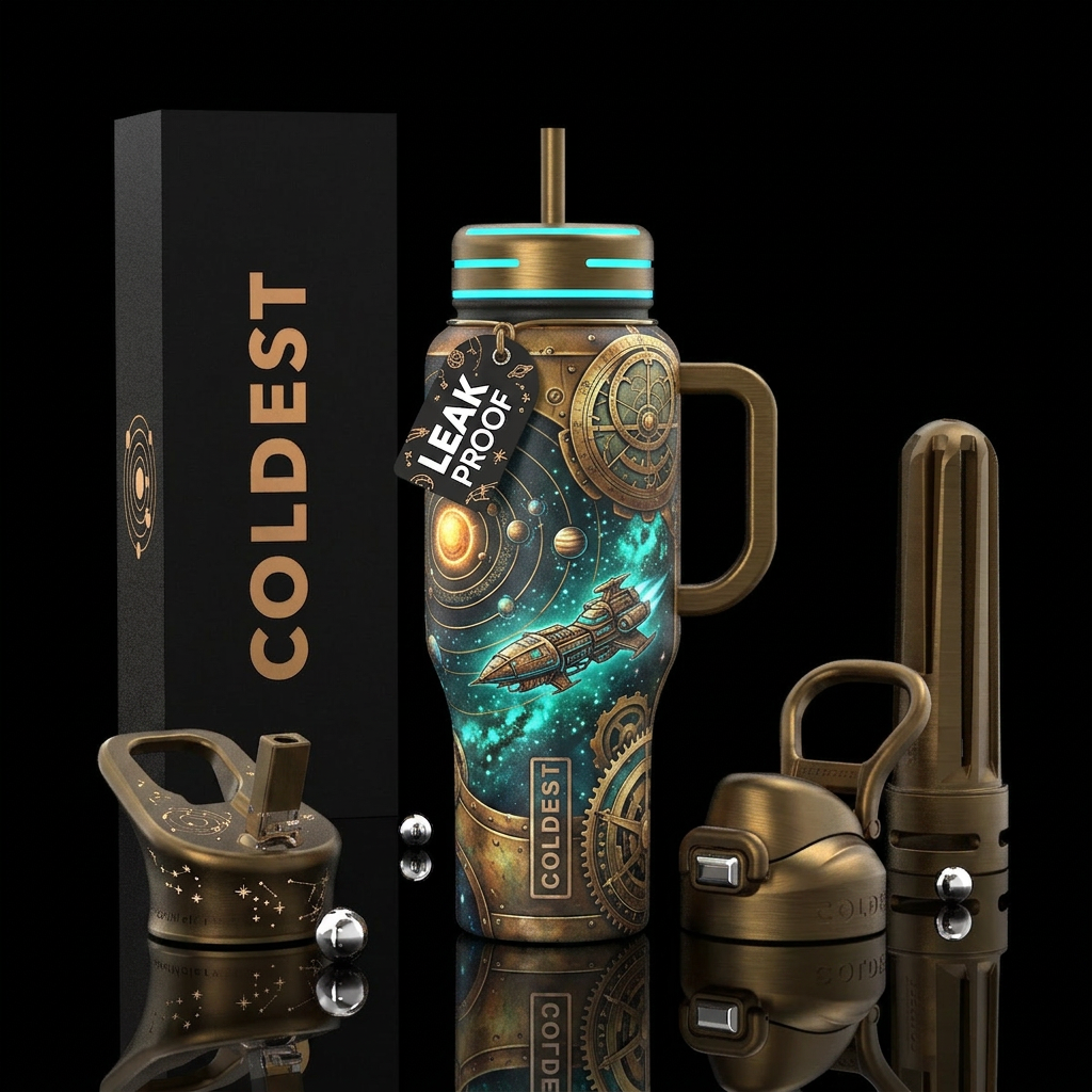 Treasure planet water bottle design