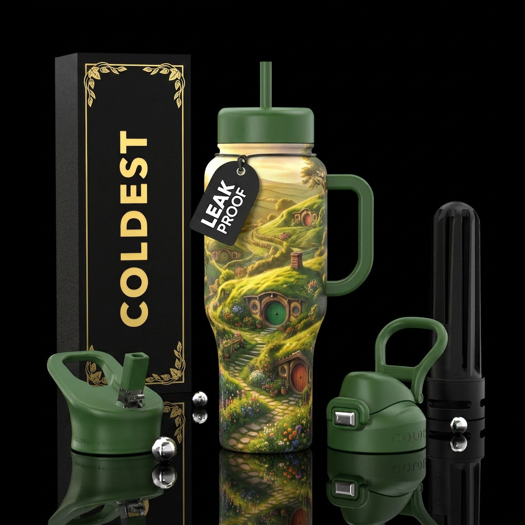 The shire water bottle design