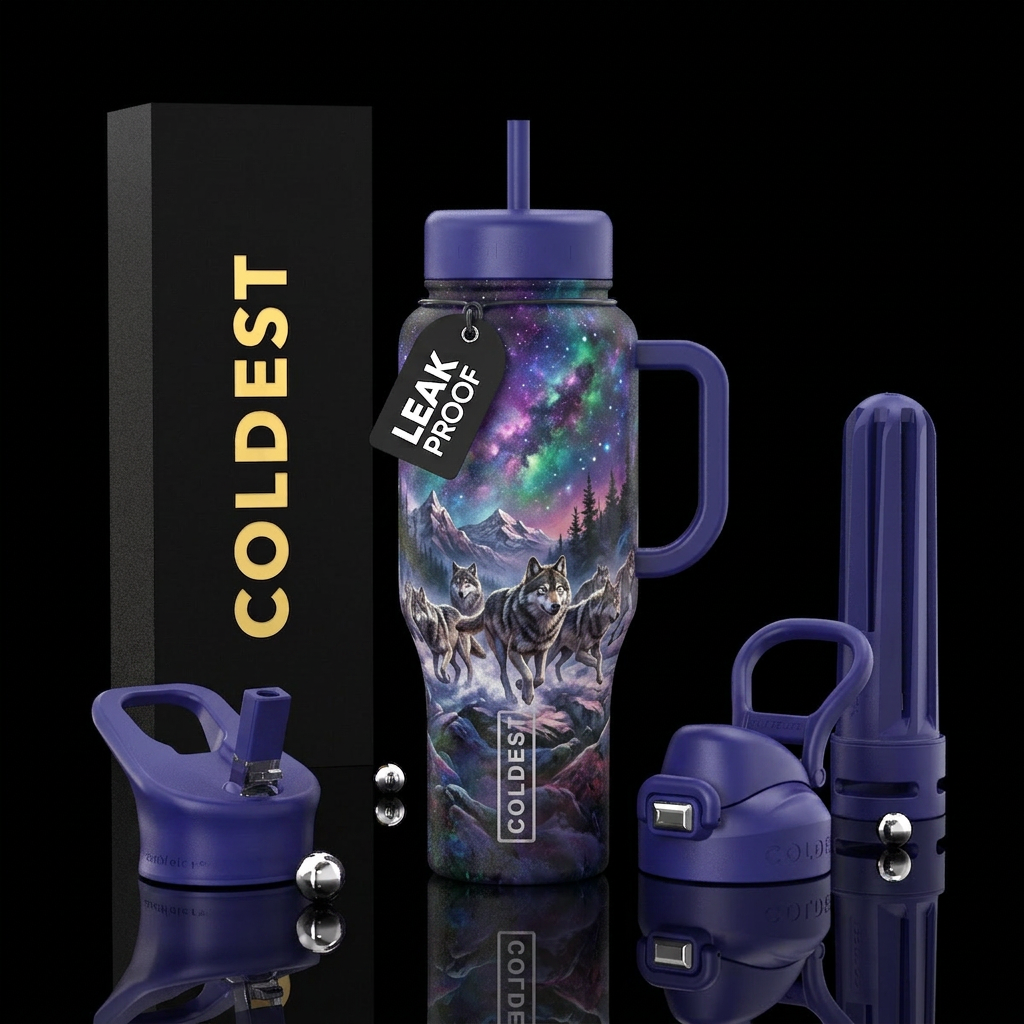 The hunt water bottle design