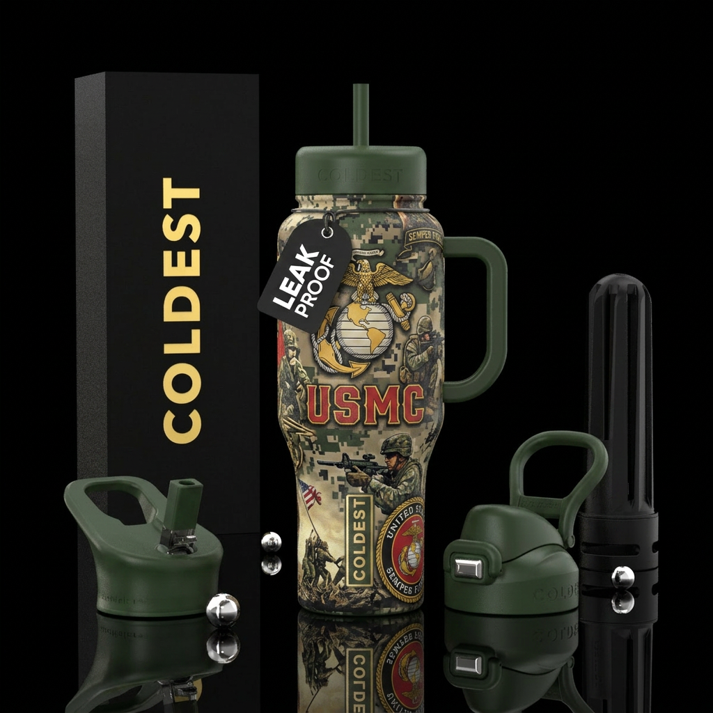 Usmc water bottle design