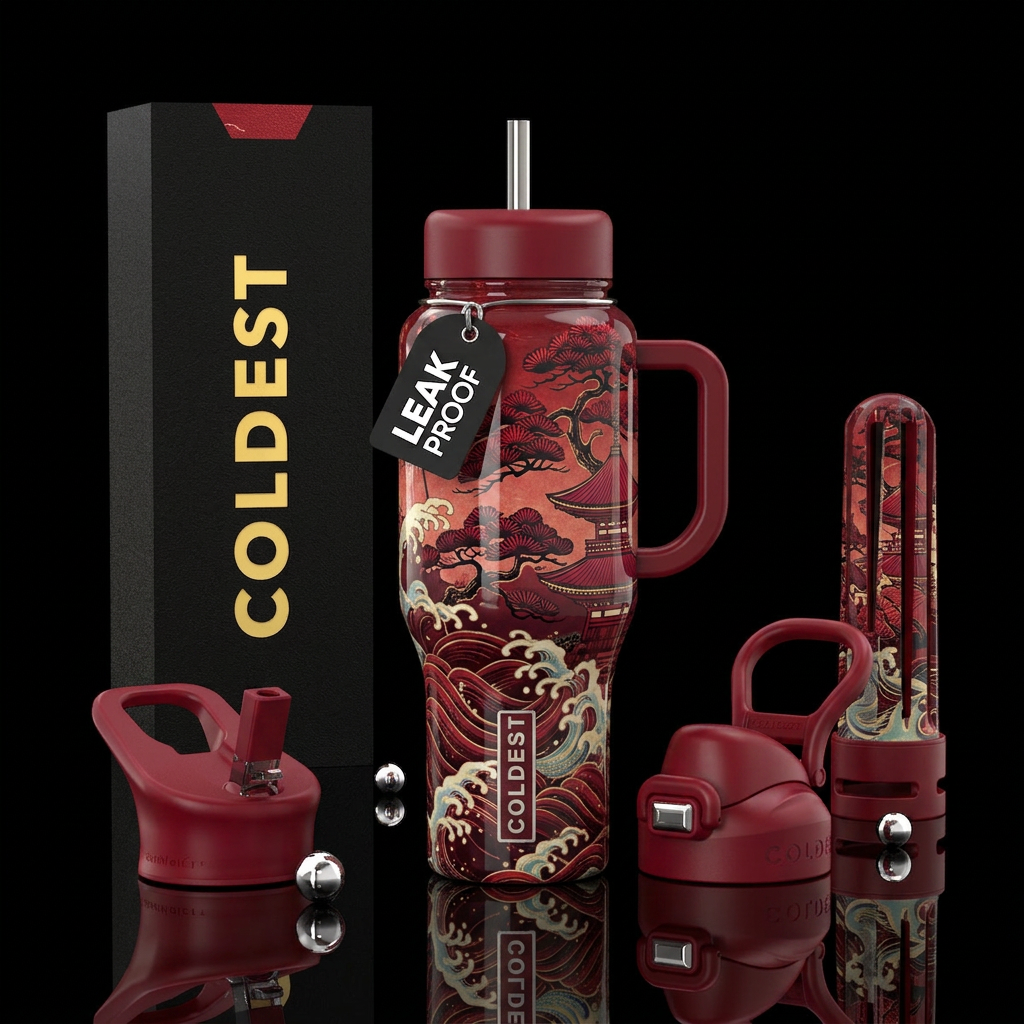 the wave water bottle design