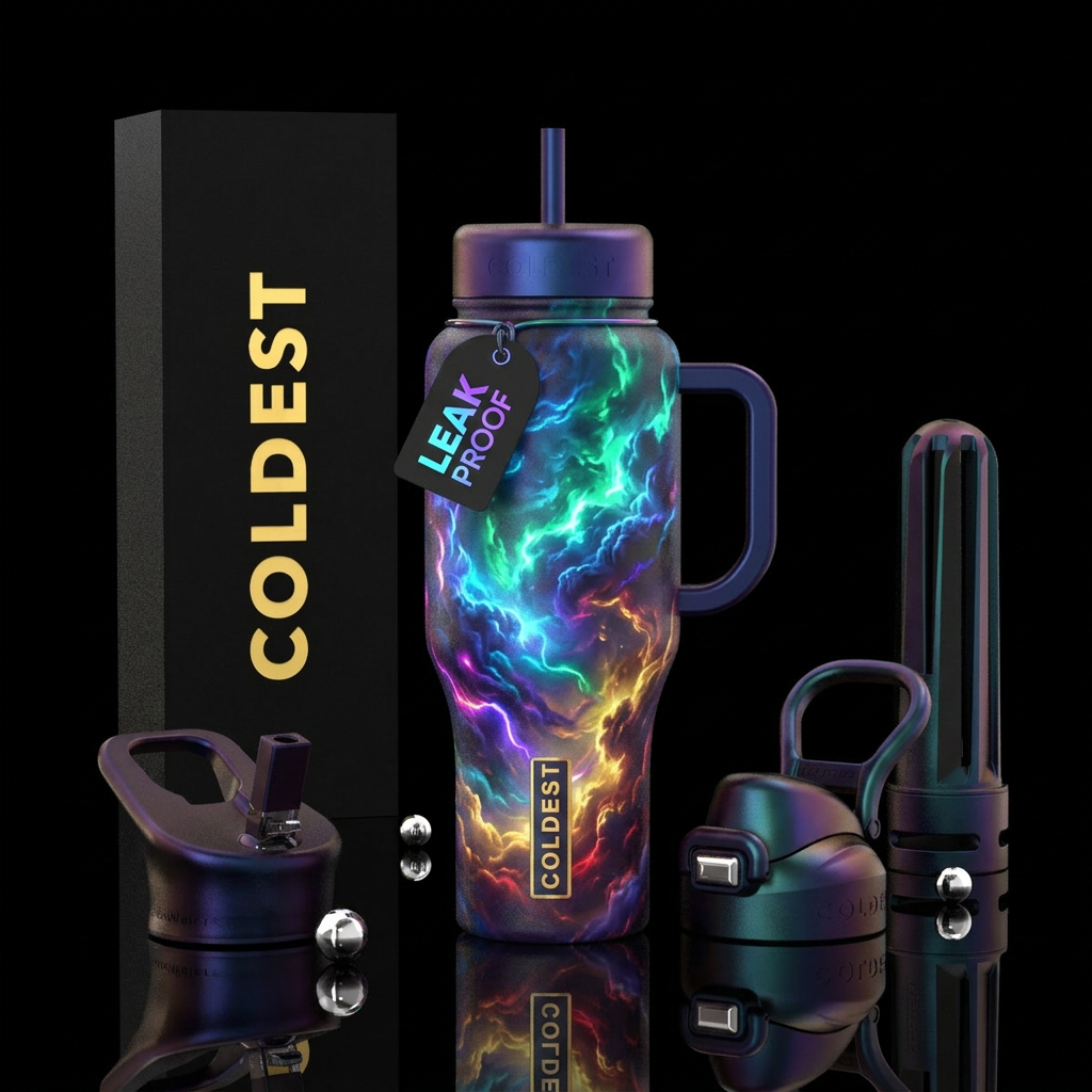 Glowie cloud water bottle design