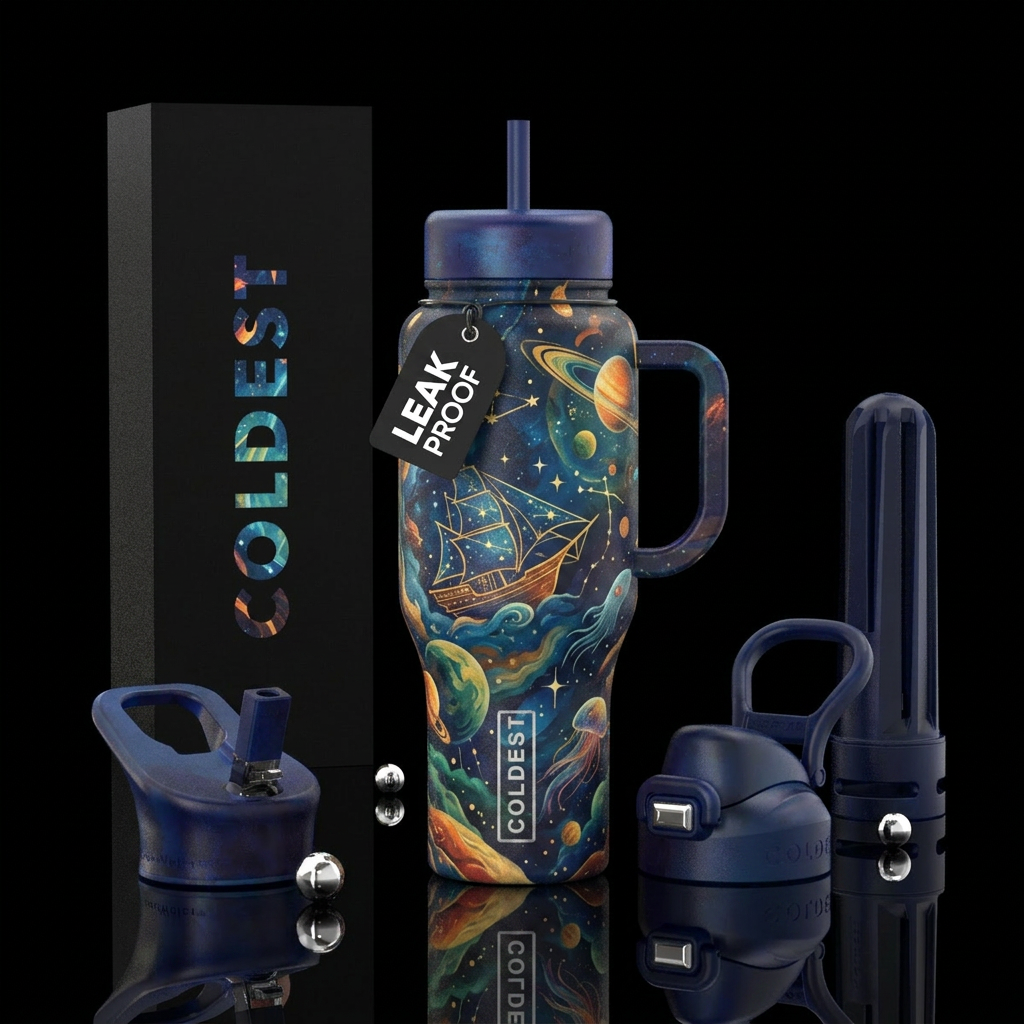 Treasure planet water bottle design