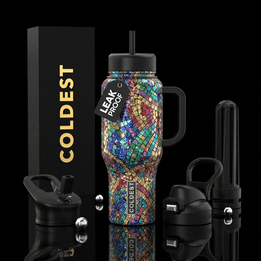 Glittler stone water bottle design