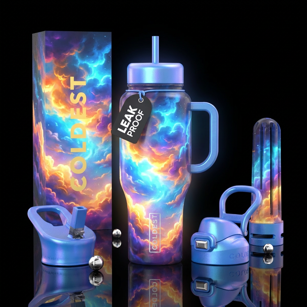Cloud Nine water bottle design